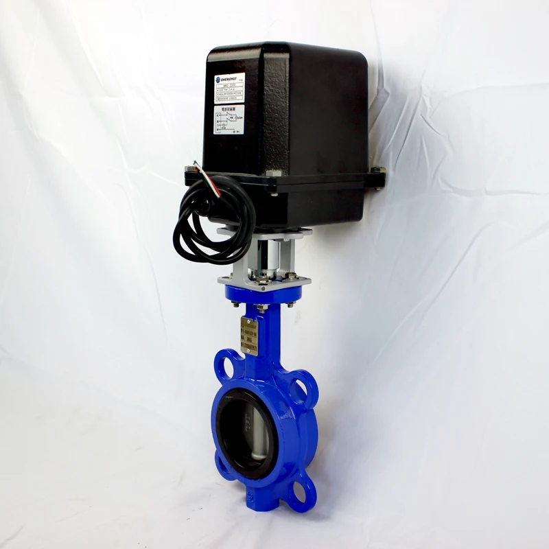 Dn150 6 Inch Wafer Lug 220v Electric Actuated Butterfly Valve With Electric Actuator Buy 6 8672