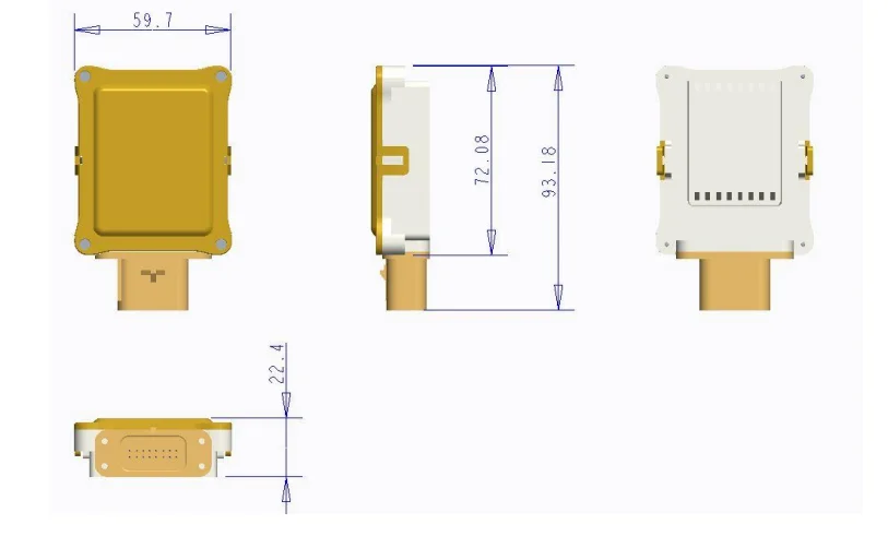 77g Millimeter Wave Automotive Radar Detection Collision Avoidance ...