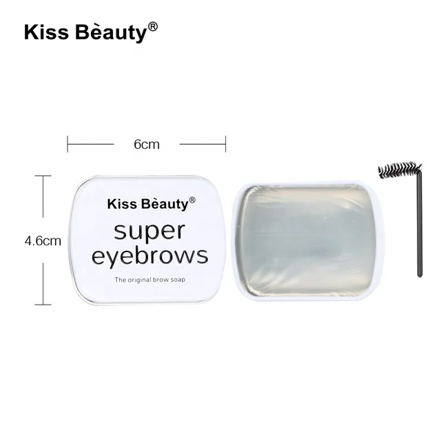 Cross border hot selling colorless transparent eyebrow cream eyebrow shaping natural shaping soap refreshing and long-lasting