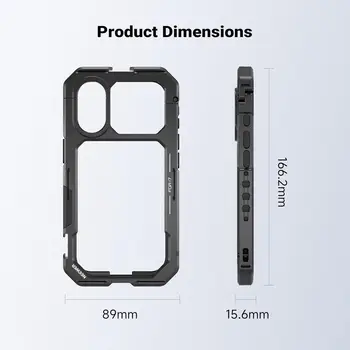NEEWER PA158- Jaula de teléfono compatible con iPhone 17 solamente product image