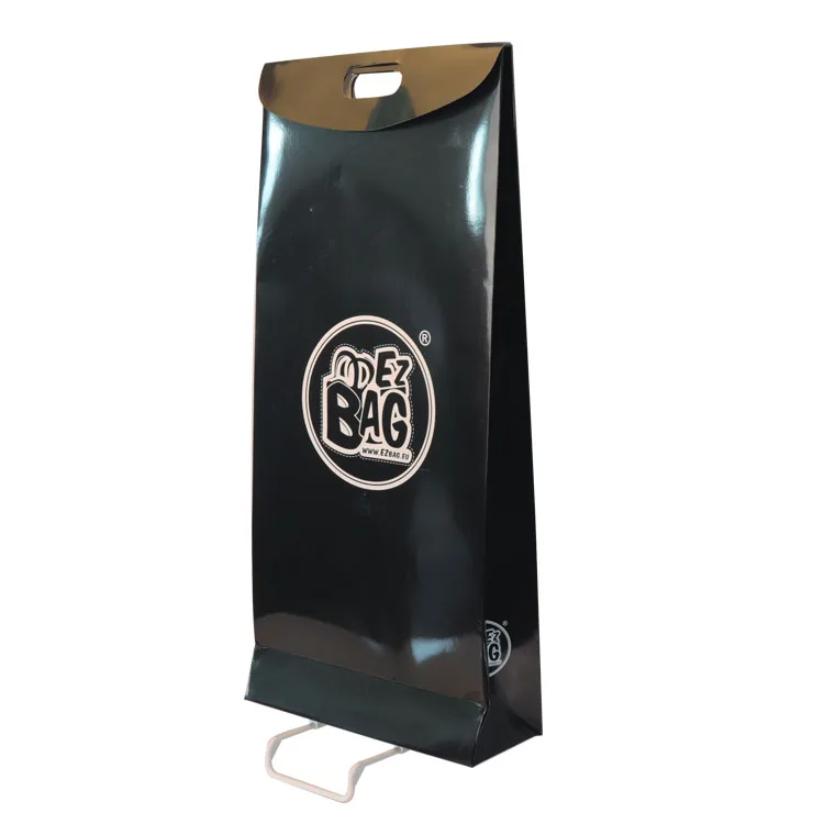 Portable Folding Shopping Trolley Bag Wheels Factory-Sold for Expo Cardboard Roller Bag Advertising Sponge Matt Lamination