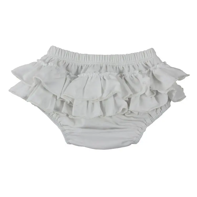 Вязаная Детская одежда, шорты с оборками для малышей, хлопковые шаровары для девочек, комплект нижнего белья для младенцев