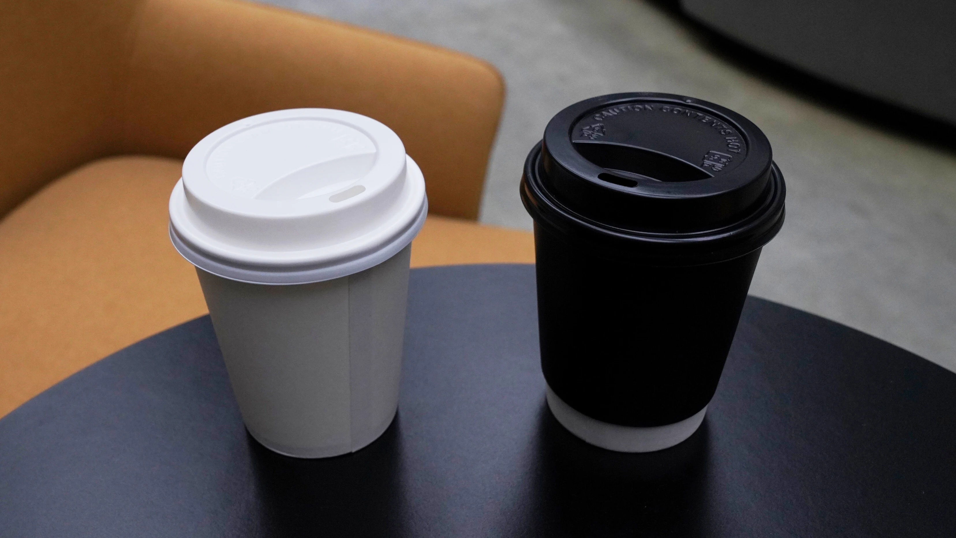 Wholesale Custom Logo Printed CPLA Lid Premium Disposable Cup Lid for Paper Cup with Sip Hole factory