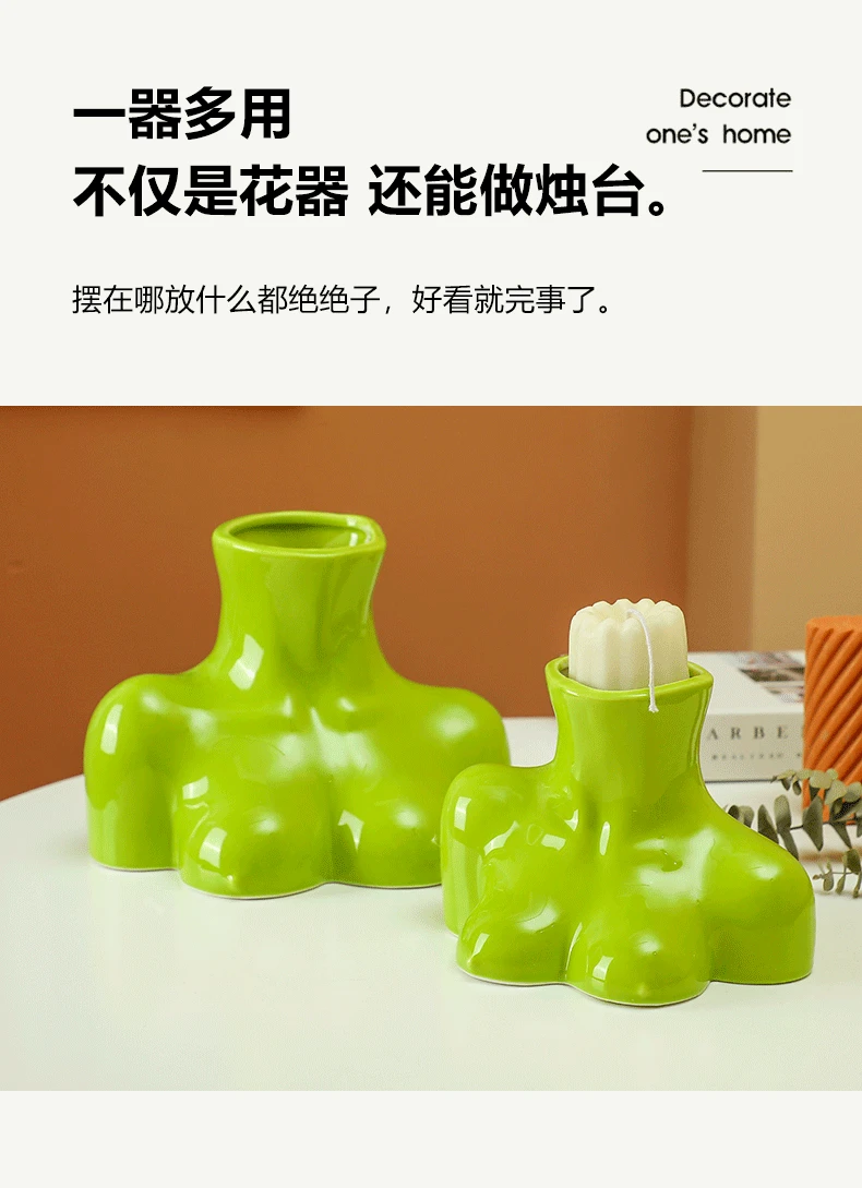 Home Accessories Decorating Vase Flowers Flower Decorative Antique Nordic Artificial Modern Ceramic & Porcelain Vases