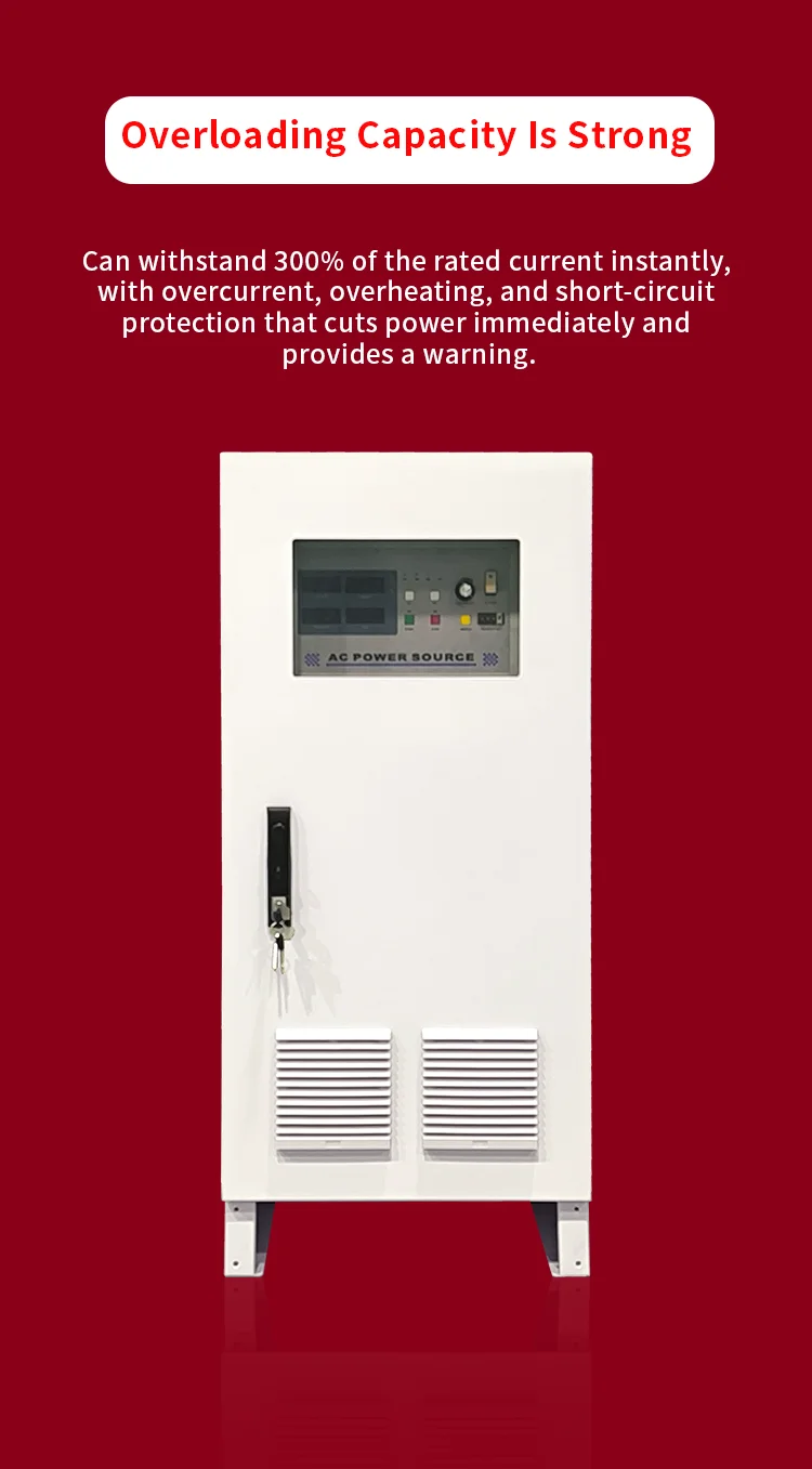 Japan IGBT Programmable AC Power Source Single 3 Phase Variable Frequency Converter
