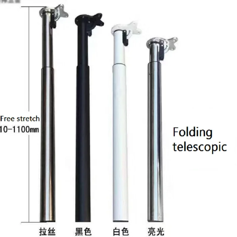 RV Table Telescopic Leg with Folding Function for the Trailer and Campervan