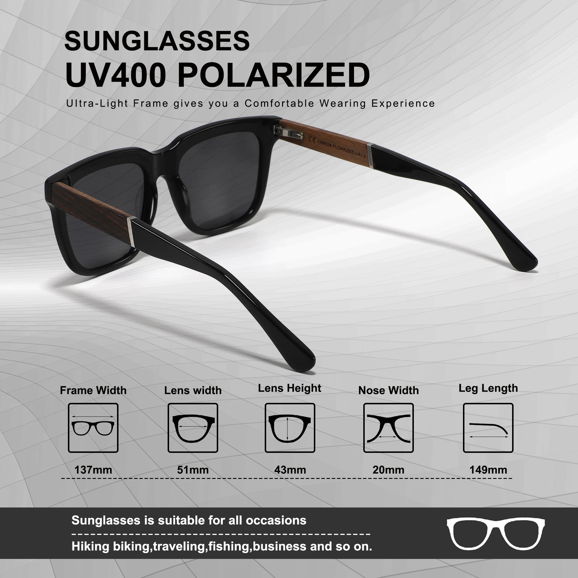 Good Factory Manufacturer Sunglasses Fashion Wooden Sun Glasses