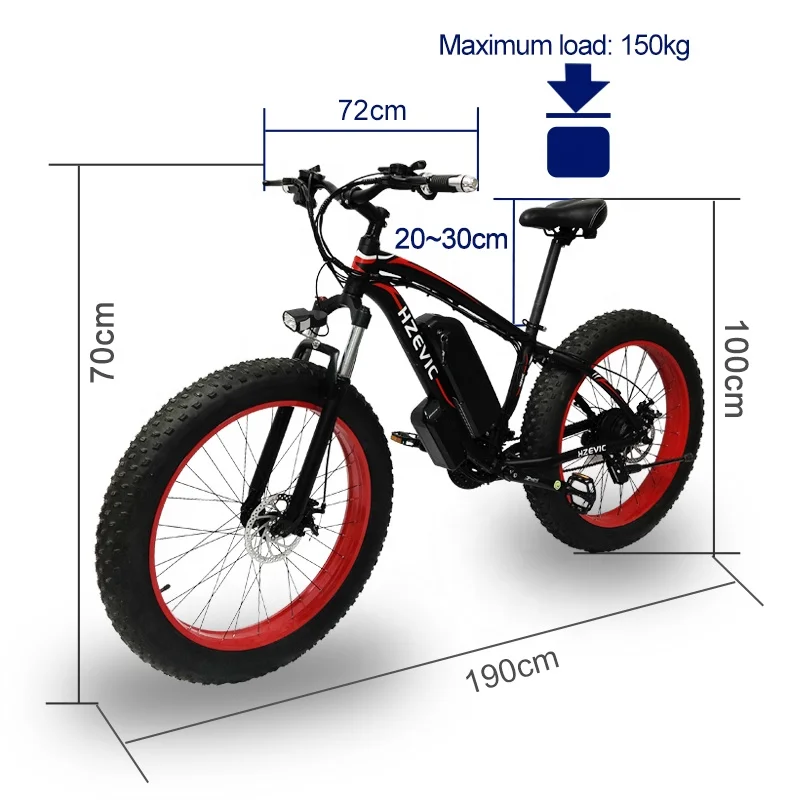 Zeegr Electric Bicycle Electro Elec Chopper Frike 26 Inch Electric ...