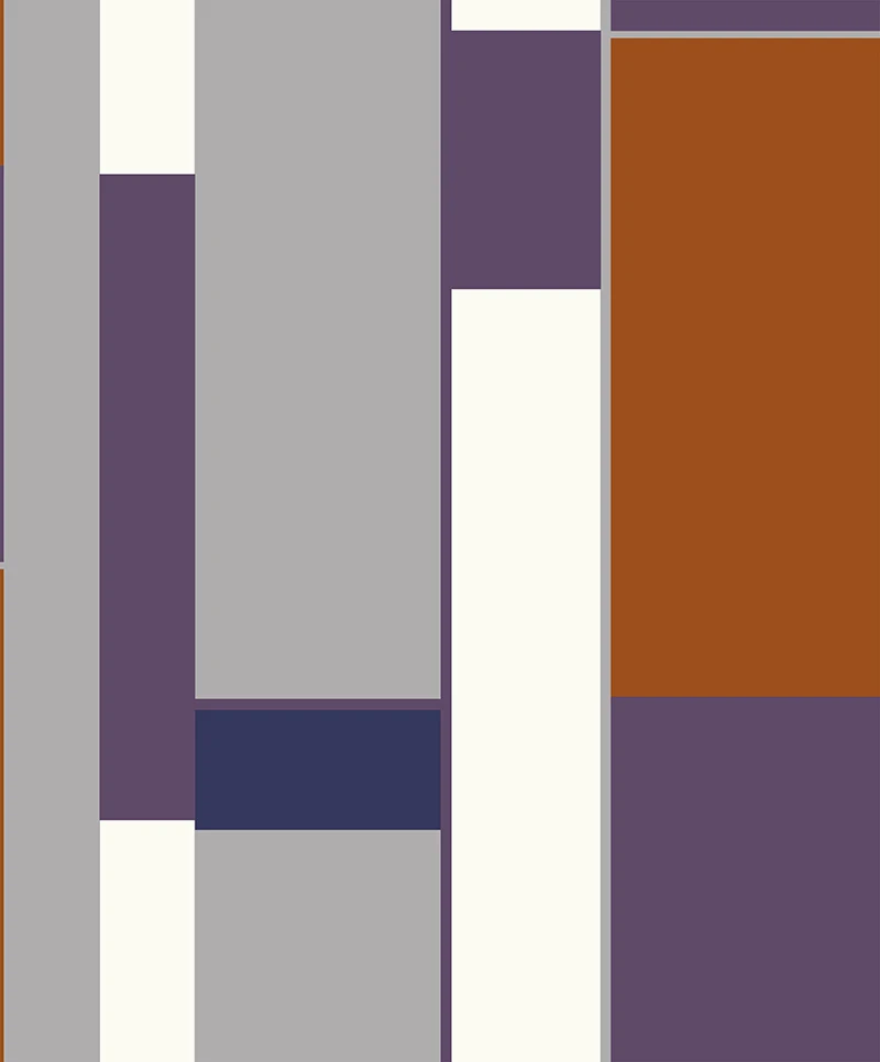 Modern Color Contrast Rectangular Mosaic Pattern 3D Wallpaper Home Decoration
