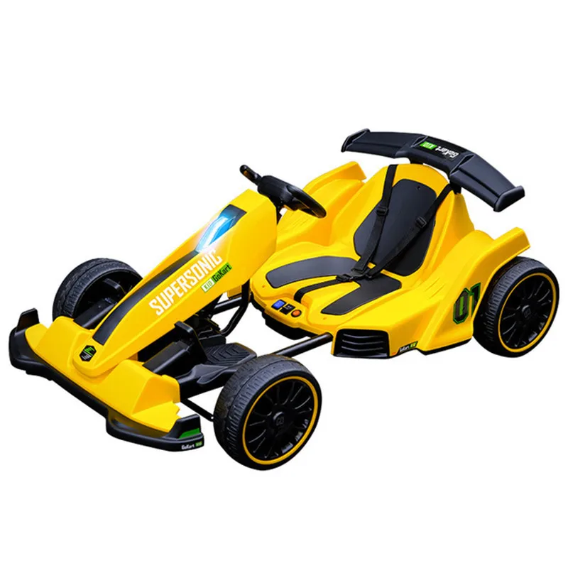 XJD Electric Go Kart 12V 7Ah Battery Powered Pedal Go Karts for 3+