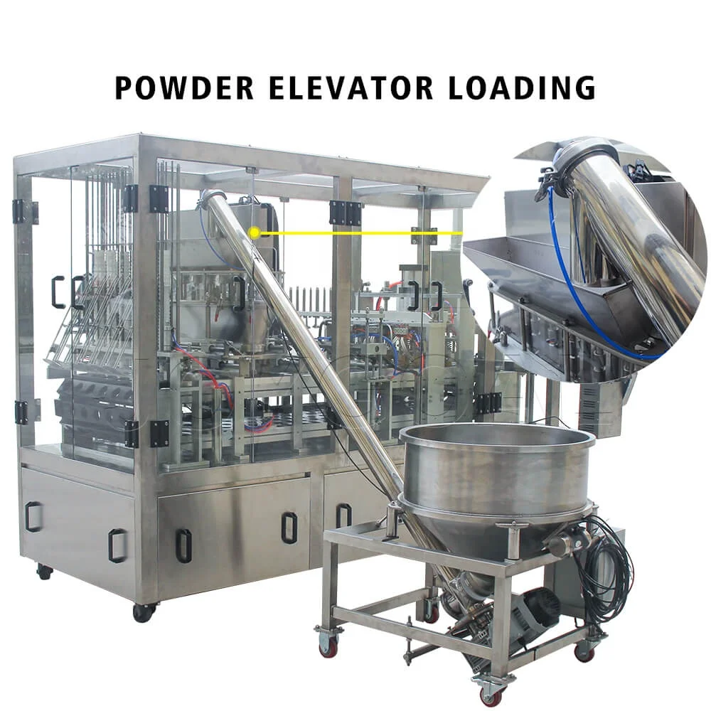 Шанхай Joygoal машина для наполнения и запечатывания кофейных капсул для k-cup nespresso milk powder