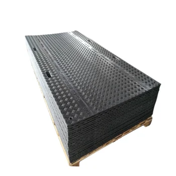 4x8 Ft heavy duty ground mats HDPE temporary road mats ground protection mats