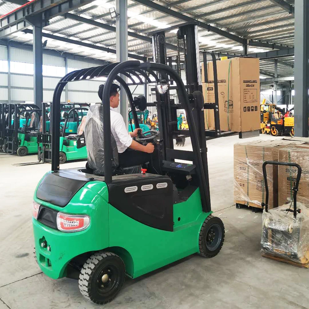 Бесплатная доставка 1.5ton 2ton 3ton Empilhador склад для помещений литиевая батарея Elektrikli 4-колесный Электрический вилочный погрузчик