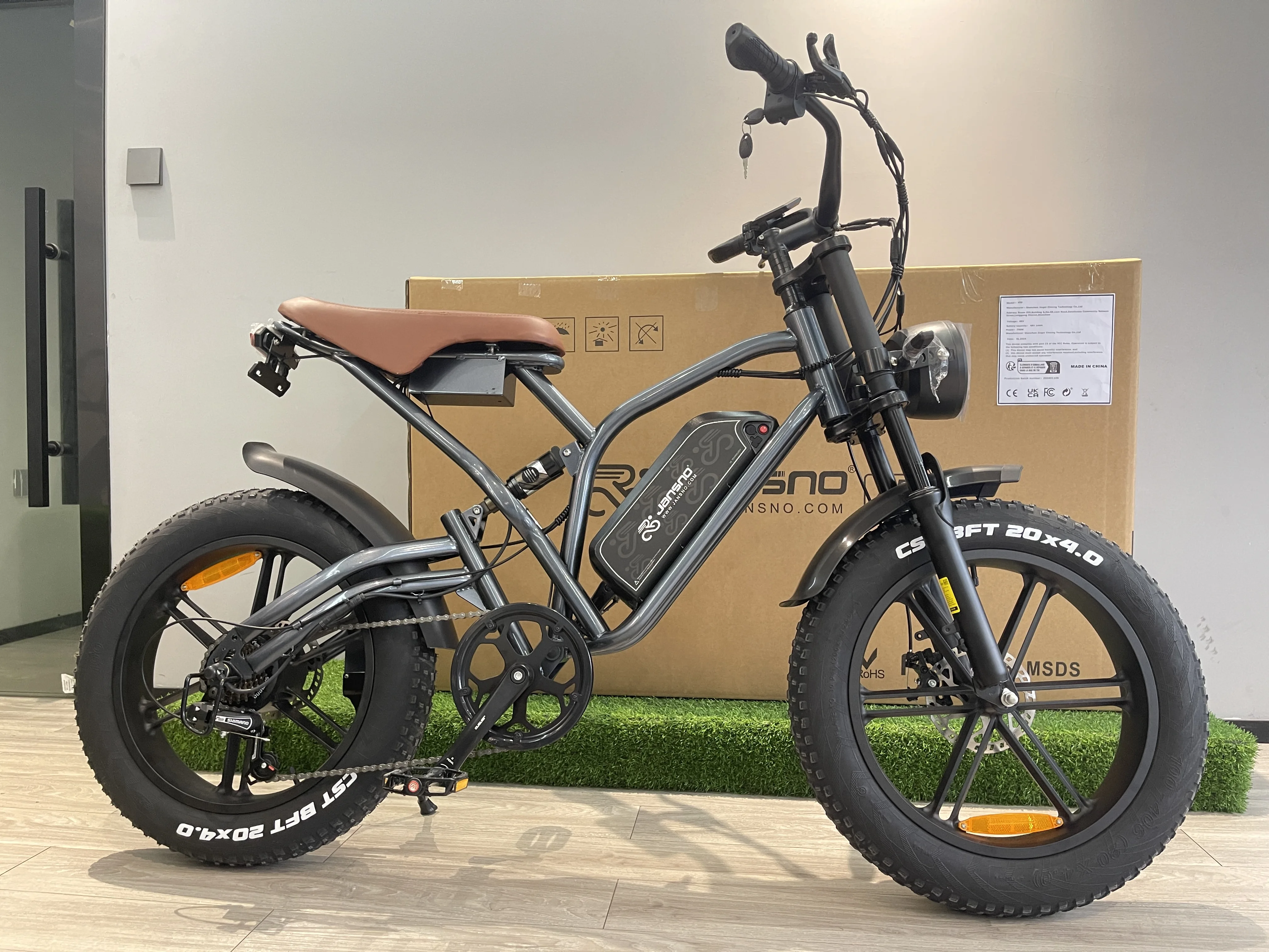 JANSNO X50 750W Electric Fat Tire Bike for Adults