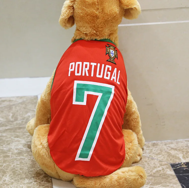 Dog Soccer Jersey Portugal