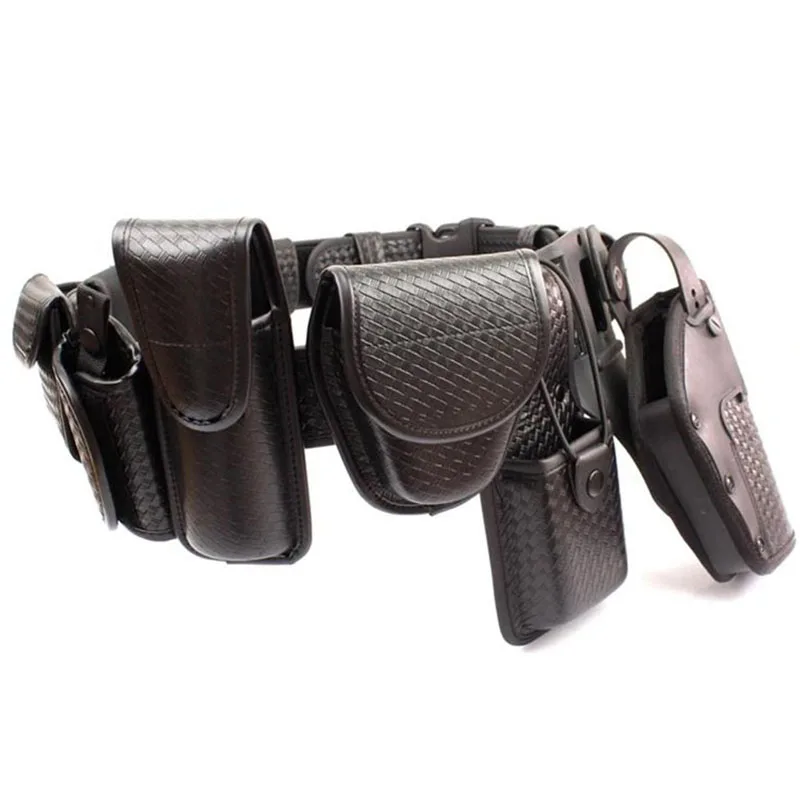 Outdoor Premium Detachable Camping and Everyday Use Duty Belt Rig Kit Tactical Duty Belt Handcuff Case Radio Holder Belts