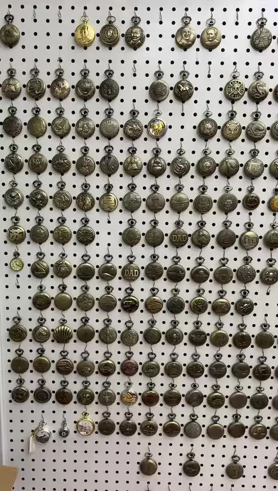 Wj1616 High Quality Antique Japan Movt Quartz Pocket Watch Japan Movt