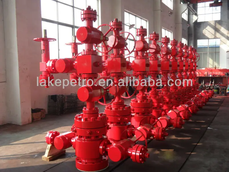 Api 6a Wellhead & X-mas Tree For Oil And Gas Well/ Wellhead Production ...