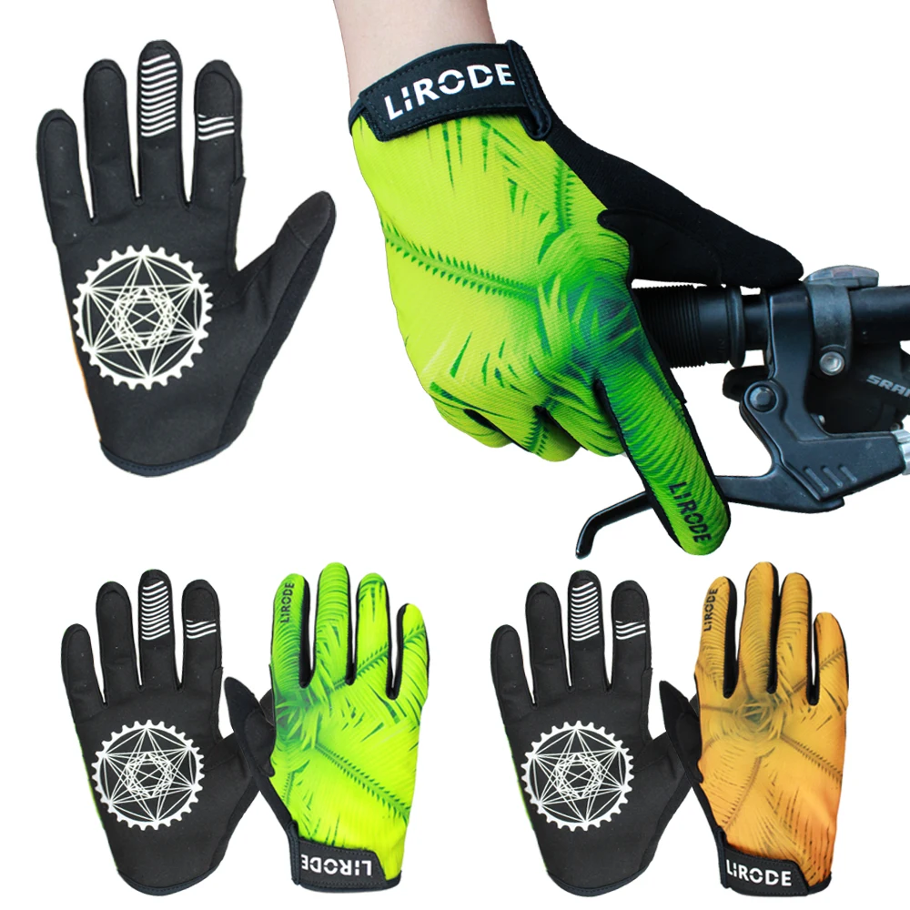 Gloves Genuine Leather Motocross Highway Auto Motorcycle Racing Sports Black