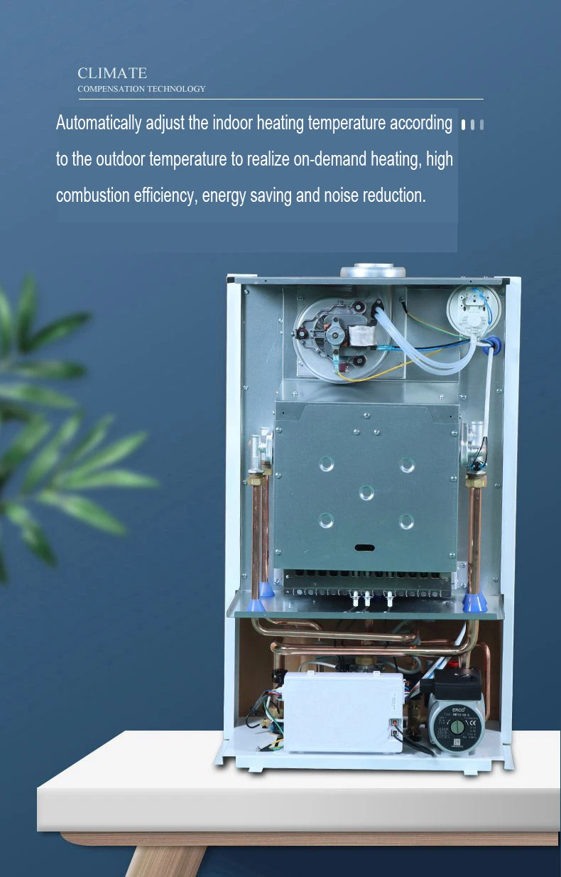 China factory MS-10 Home Combi 20/24/28KW Wall Mounted Condensing Natural Gas Hot Water Boiler