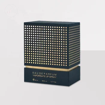Custom Logo Luxury Black 30ML 50ML 100ML Bottle Cosmetic Paper Gift Packaging Perfume Boxes