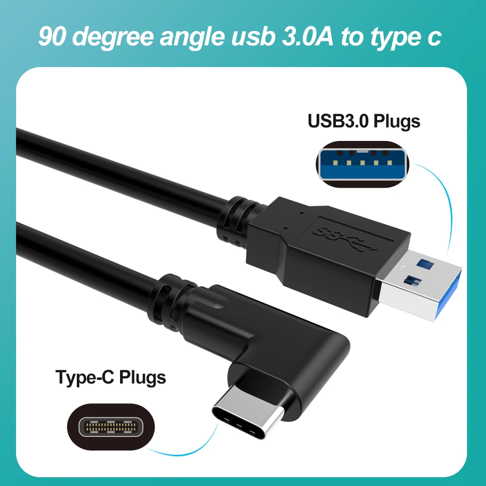 2 usb32 type c connector connecting line 5m long speed fast charging yxj32-3