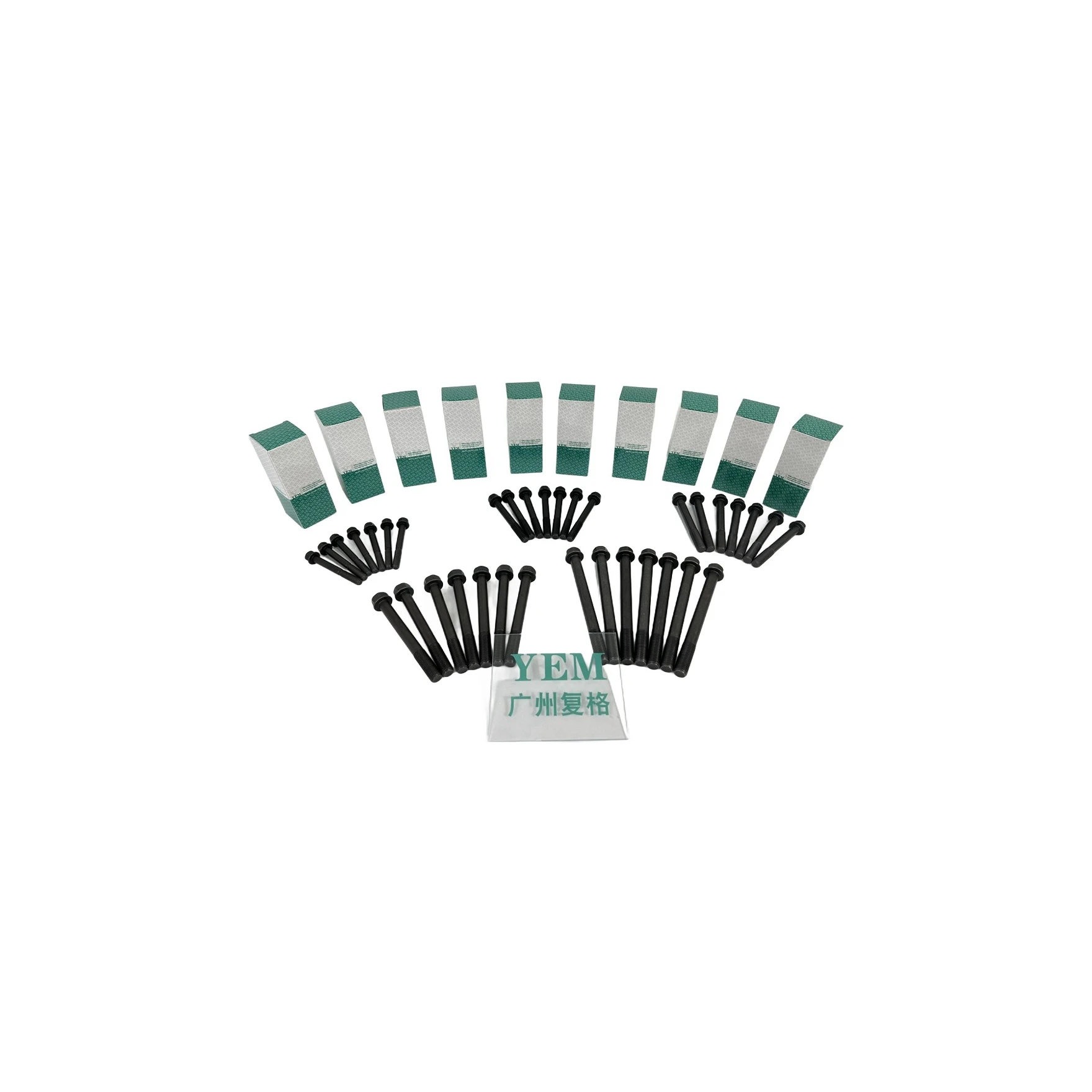 For Komatsu 4D130 4D92 4D94 4D95 Cylinder Head Screw Engine Spare Parts