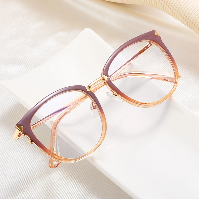 MS 95314 2021 Tr90 Metal Eye Glasses for Women - Custom Logo