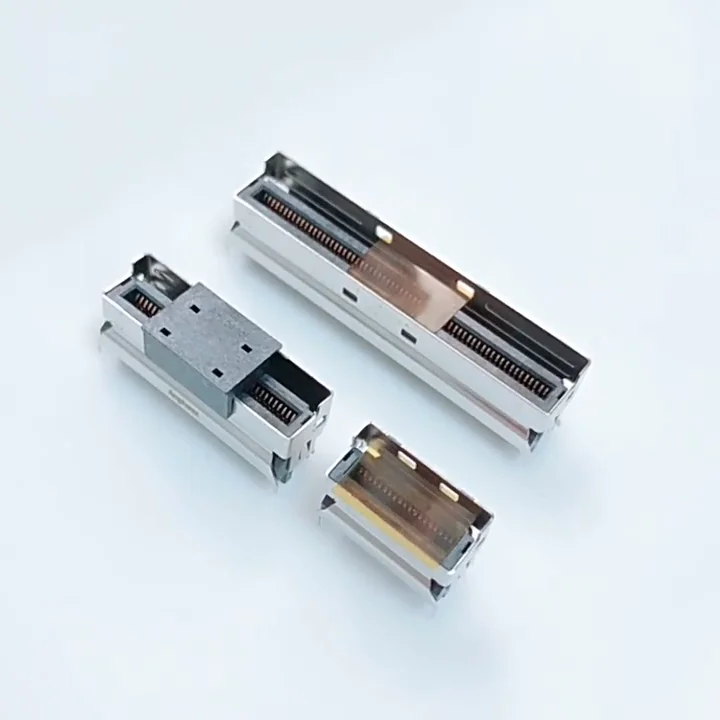 Overpass Mini Cool Edge Io 148pin Female Connector Vertical Dip Type G42v16312hr Mcio 148pin
