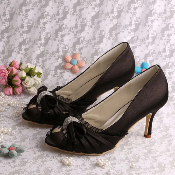 Zapatos Coreanos De Moda Para Mujer,22 Colores,Negro,Talla 36,2020 - Buy  Elegantes Zapatos De Parque De Satén O De Encaje,Zapatos De Tacón De Corte  Medio De Punta Abierta,Zapatos De Tacón De Corte Medio