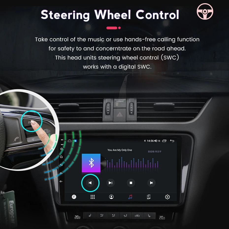 Cooling System Touchscreen Car Stereo Alarm Gps Mirror Indash Dash Cam Radio With Reverse Backup Camera and Gps System
