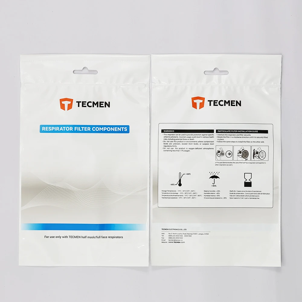 product custom printed white plastic stand up pouch flat bottom half face respirator zip lock bag reusable for shoes and socks-6
