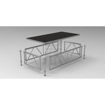 Portable TUV-approved Aluminium Alloy for Stage Truss Display for Mobile Concert School Events Square Triangle Pattern Box Truss