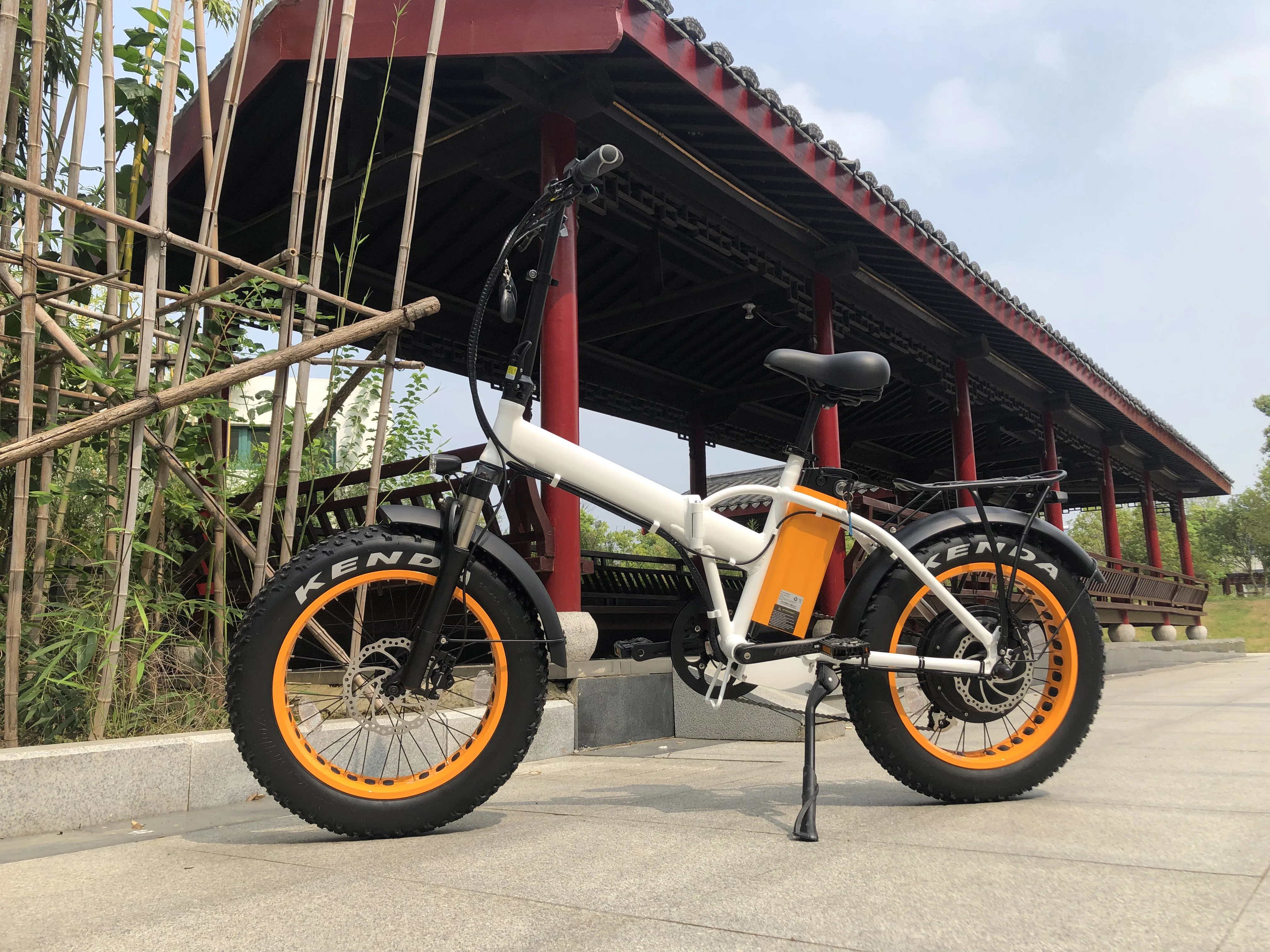 electric folding fat tire bike