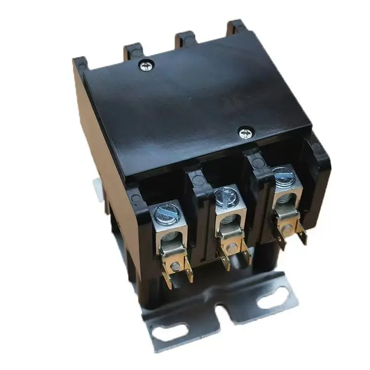 Kontaktor AC 3 Fase 3P 4P 220V Andal dan Tahan Lama dengan Rating Arus 20A 30A 40A 75A untuk Pendinginan Industri