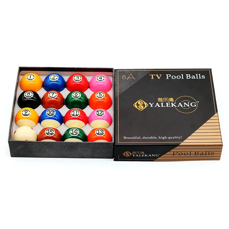 ホットセール中！YALEKANG テレビプールボール 8A ビリヤードボール