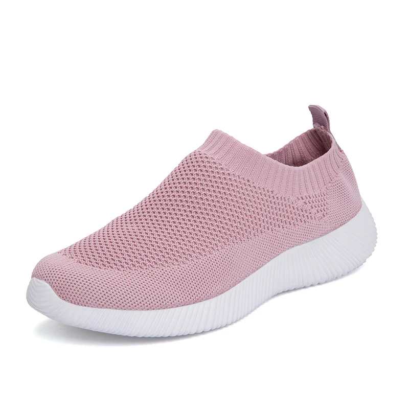 Удобные сетчатые носки без шнуровки; Легкие повседневные кроссовки для путешествий; Дышащая обувь для ходьбы и тенниса для женщин