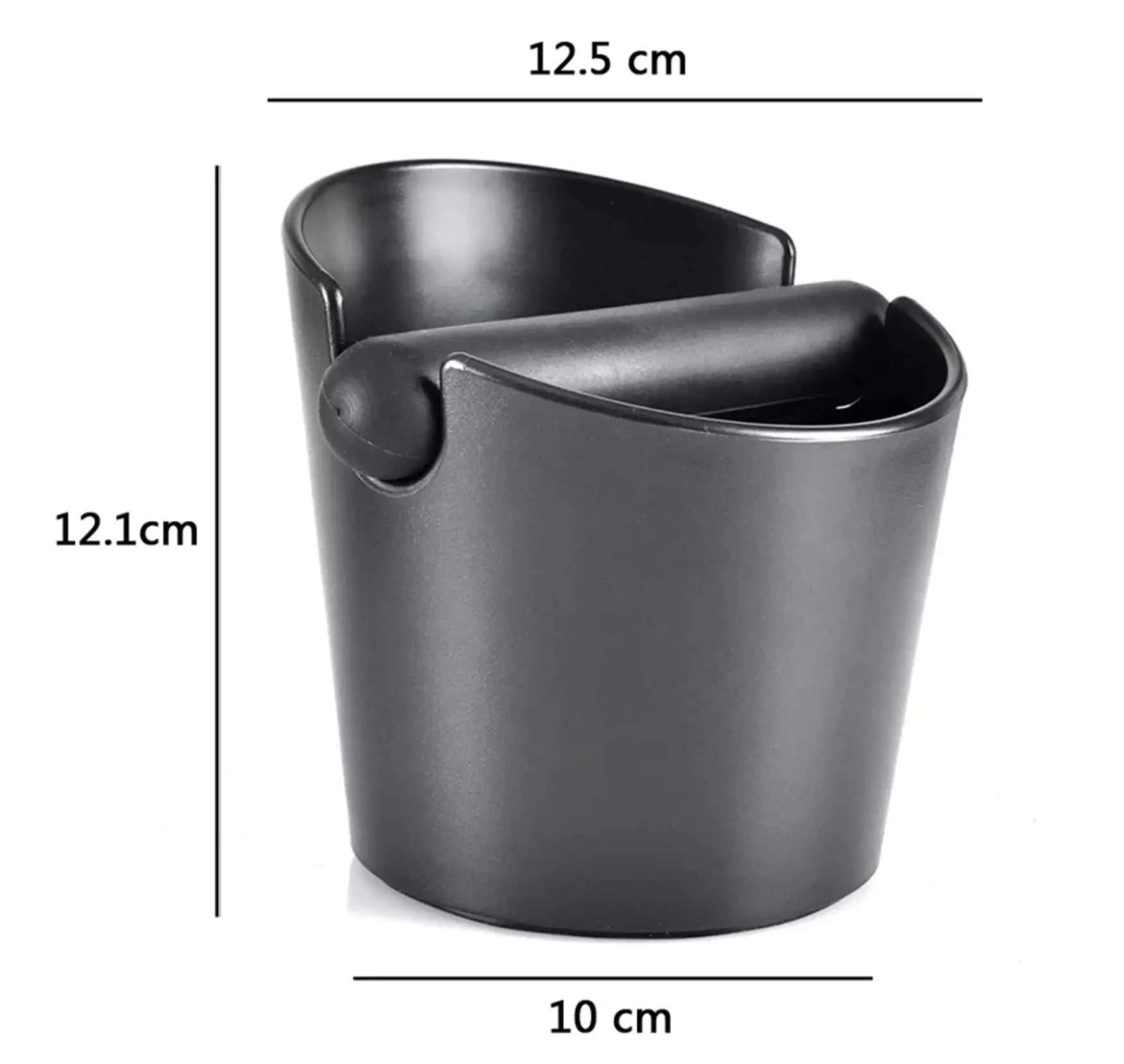 Ударопоглощающая круглая коробка для кофе мусорная корзина эспрессо 4 8 дюймов стука со съемной штангой и нескользящей основой