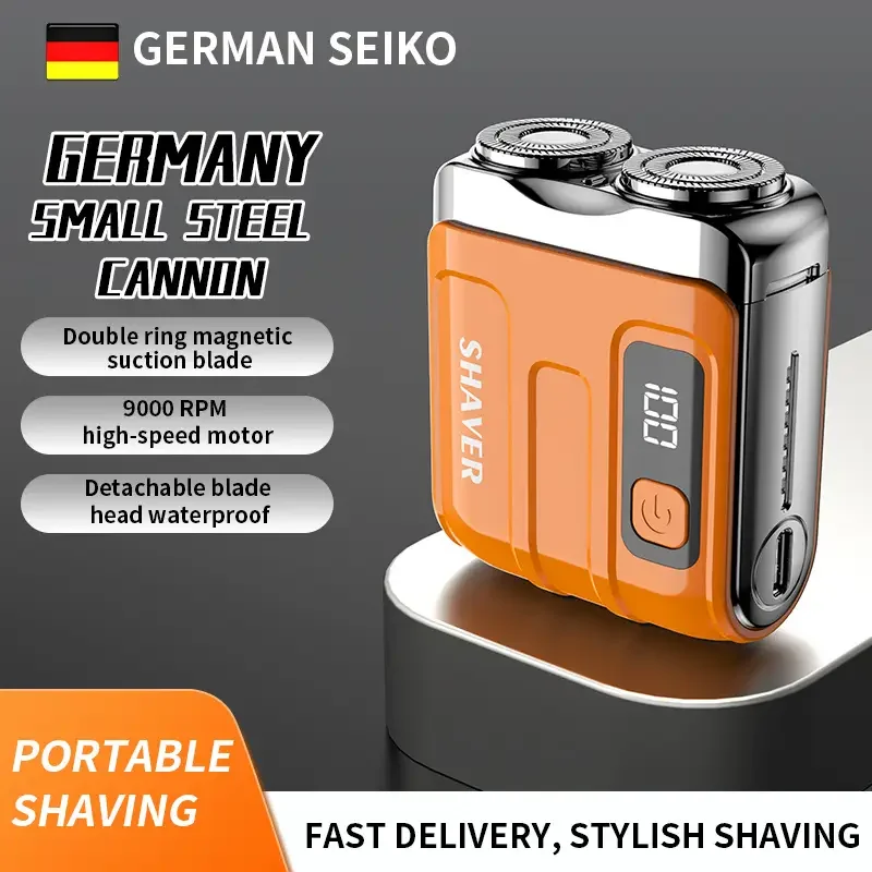 Sailing SR9-1004 Men's Twin Blade Shaving Machine Mini Electric Shaver Portable Razor for Men