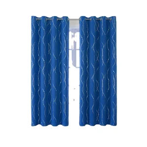 Living Room Curtains Luxury Blackout Window Blackout Curtains for Bedroom Foil Curtain