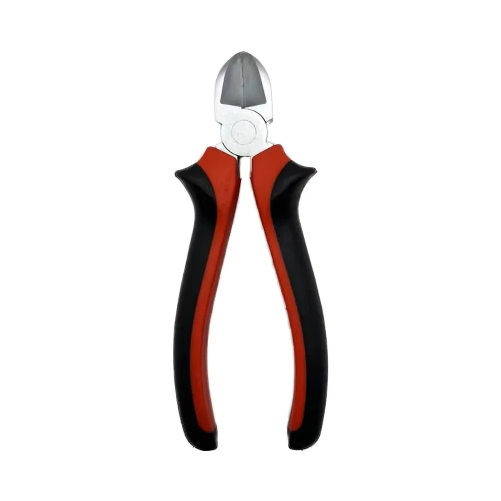 Industrial Dual-Color Soft PVC Handle CRV Diagonal Cutter Side Cutting Plier Customizable OEM DIY Multi-Functional Metric Steel