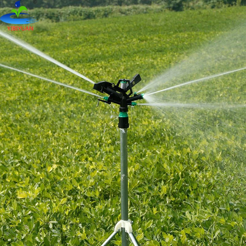 Adjustable Garden 360 Degree Automatic Gear Drive Rotating Sprinkler Irrigation System Agricultural Water Sprinkler 3/4