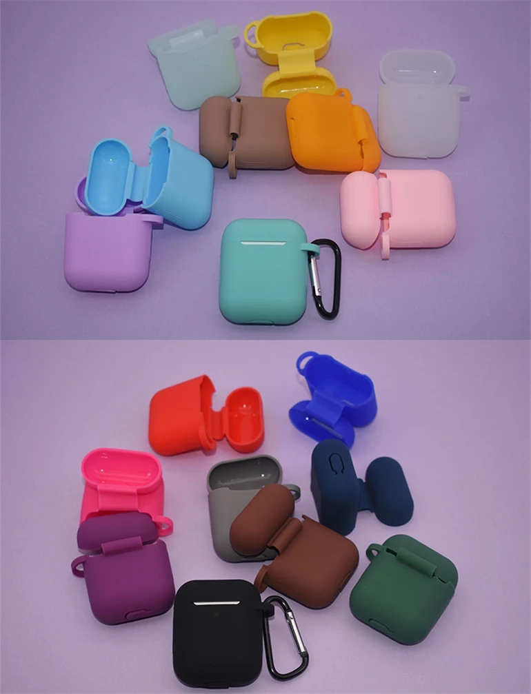 Hot Newest For Airpods 2 Case Silicone Protective Earphone Cover Case