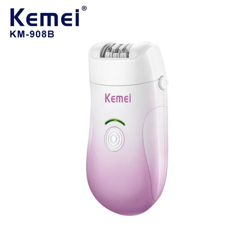 KEMEI km-908B – pincettes électriques LCD, utilisation sèche et humide, épilateur Portable sans fil pour femmes, chargement Usb, 3 en 1, épilation