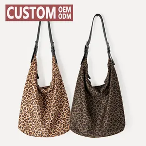 Manufacturer New Trendy Large Capacity Zipper Shoulder Shopping Bag Oversized Women'S Tote Bags With Custom Printed Logo