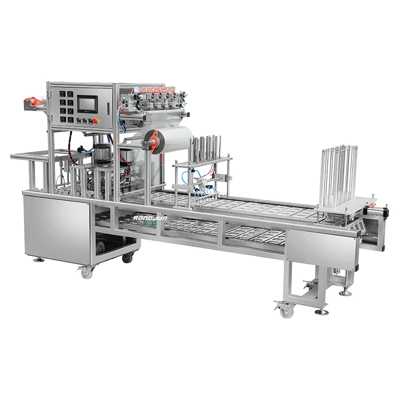 Automatic Electric Multifunctional Stainless Steel Bearing PP Plastic Paper Cup Sealer for Beverage Food Filling Sealing Machine