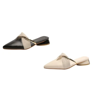 Customized Fashion Ladies Sandals and Slippers Outdoor 2026 New Summer Pointed Toe Women's Shoes Heeled Flat Sandals for Women