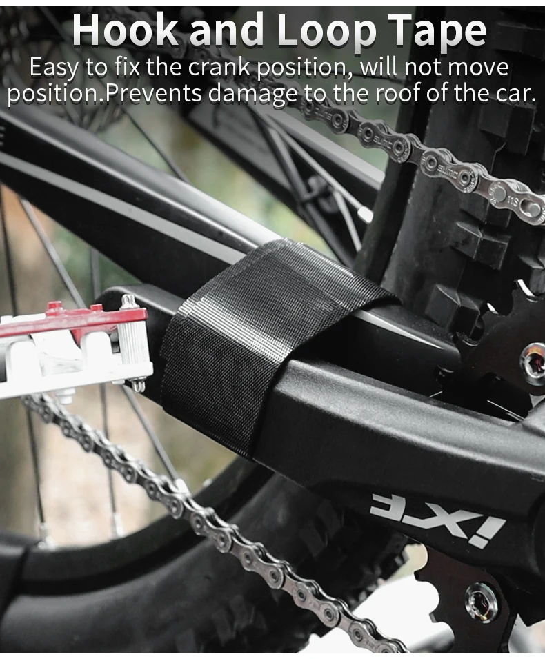 Muqzi Bike Fork Mount Quick Release Car Thru Axle Mtb Road Bicycle Fork Mount Car Roof Rack