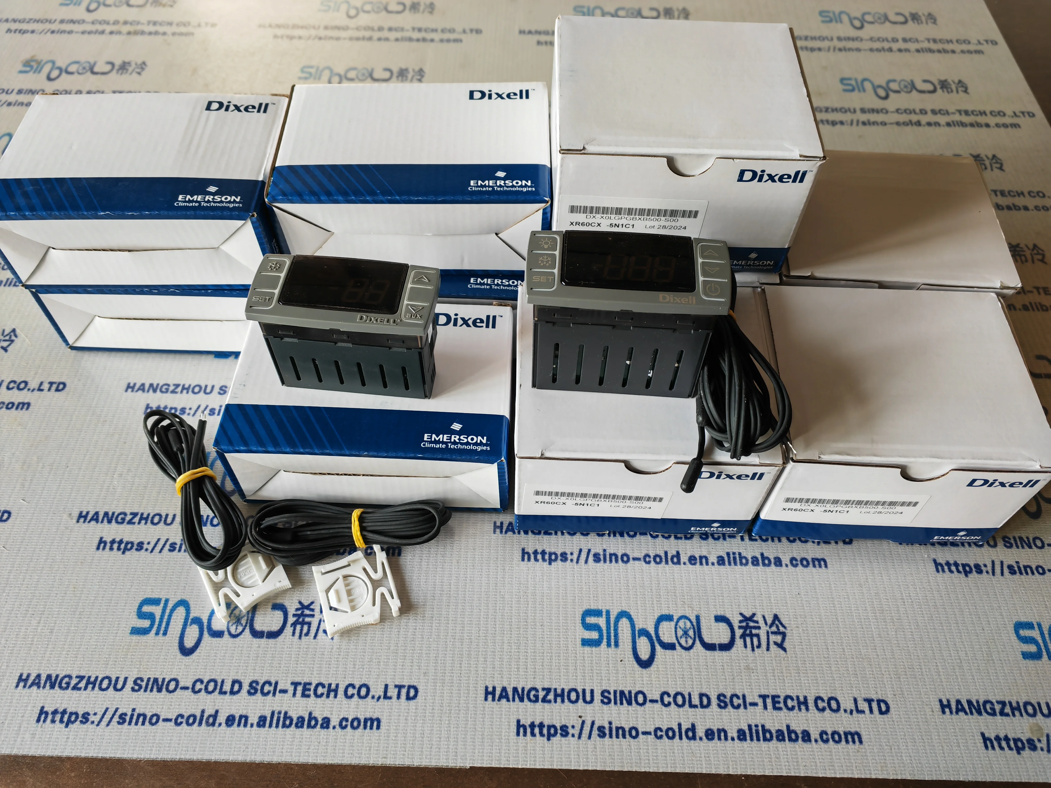 Digital Dixell Temperature Controller XR02CX-5NOC1 with NTC Probe