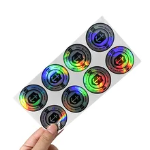 Oem & Odm Die Cut Laser Low Moq Waterproof & Tear-Resistant Custom Holographic Logo Vinyl Sticker Die Cut Labels